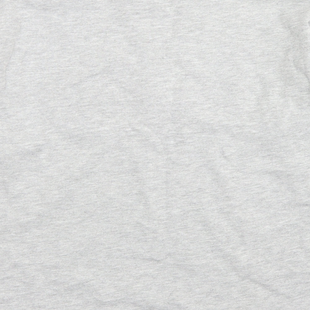 Papaya Womens Grey  Cotton Pullover Sweatshirt Size S