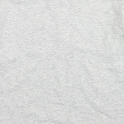 Papaya Womens Grey  Cotton Pullover Sweatshirt Size S