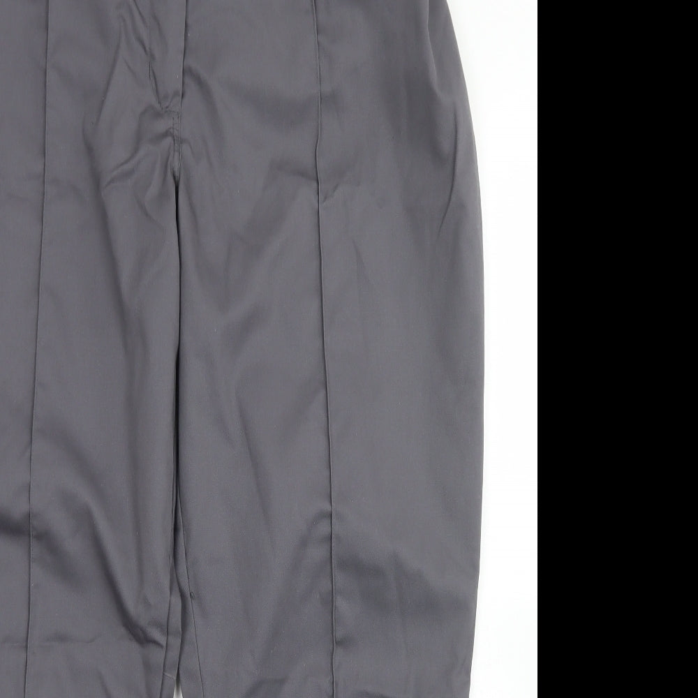 Womens UK Size 22 Alexandra Regular Fit Dress Pants Grey Trousers
