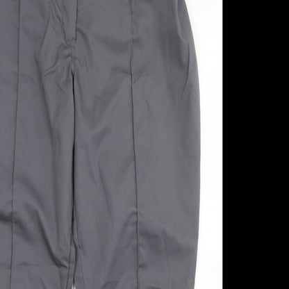 Womens UK Size 22 Alexandra Regular Fit Dress Pants Grey Trousers