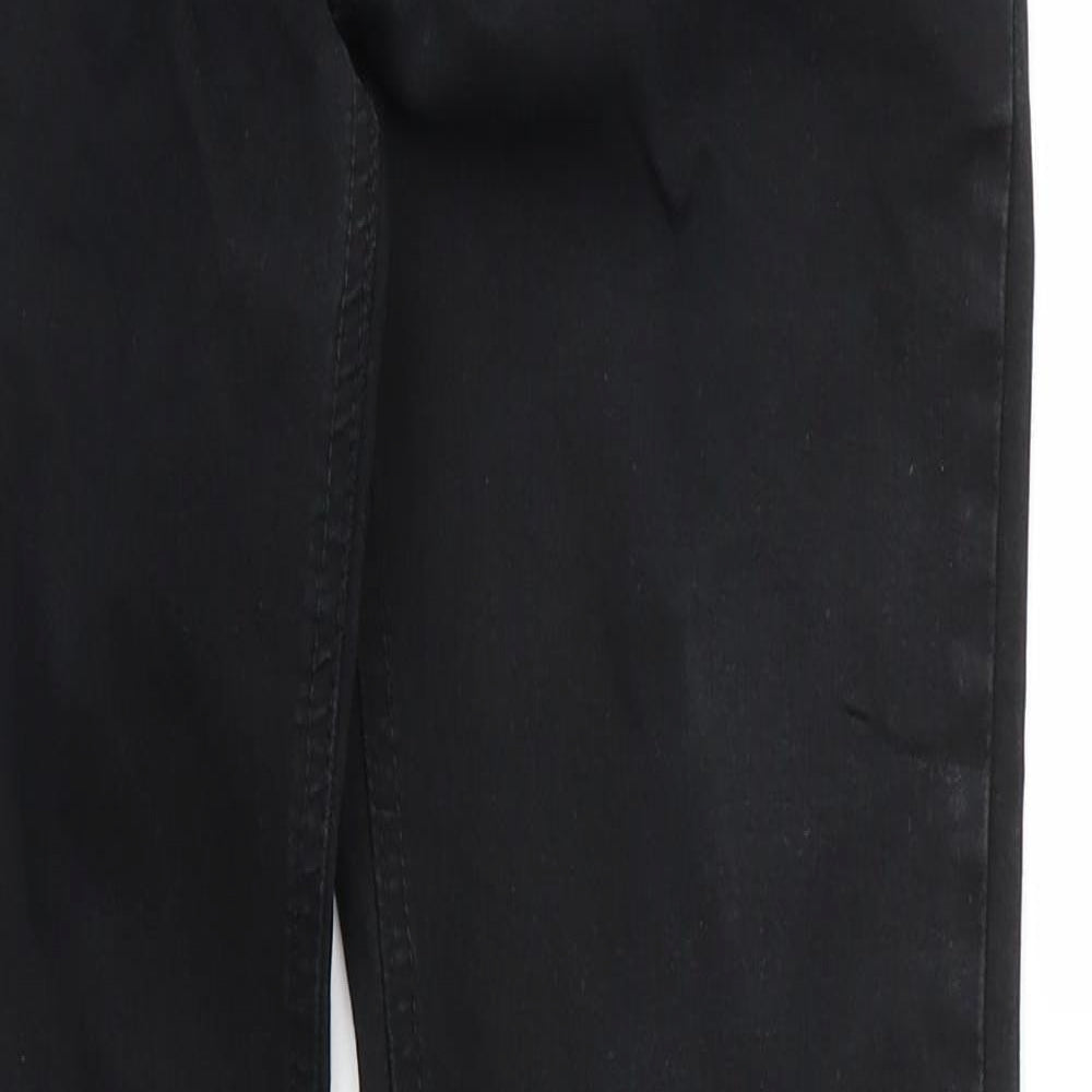 Pull&Bear Womens Black  Cotton Skinny Jeans Size 28 in L27 in Regular Zip