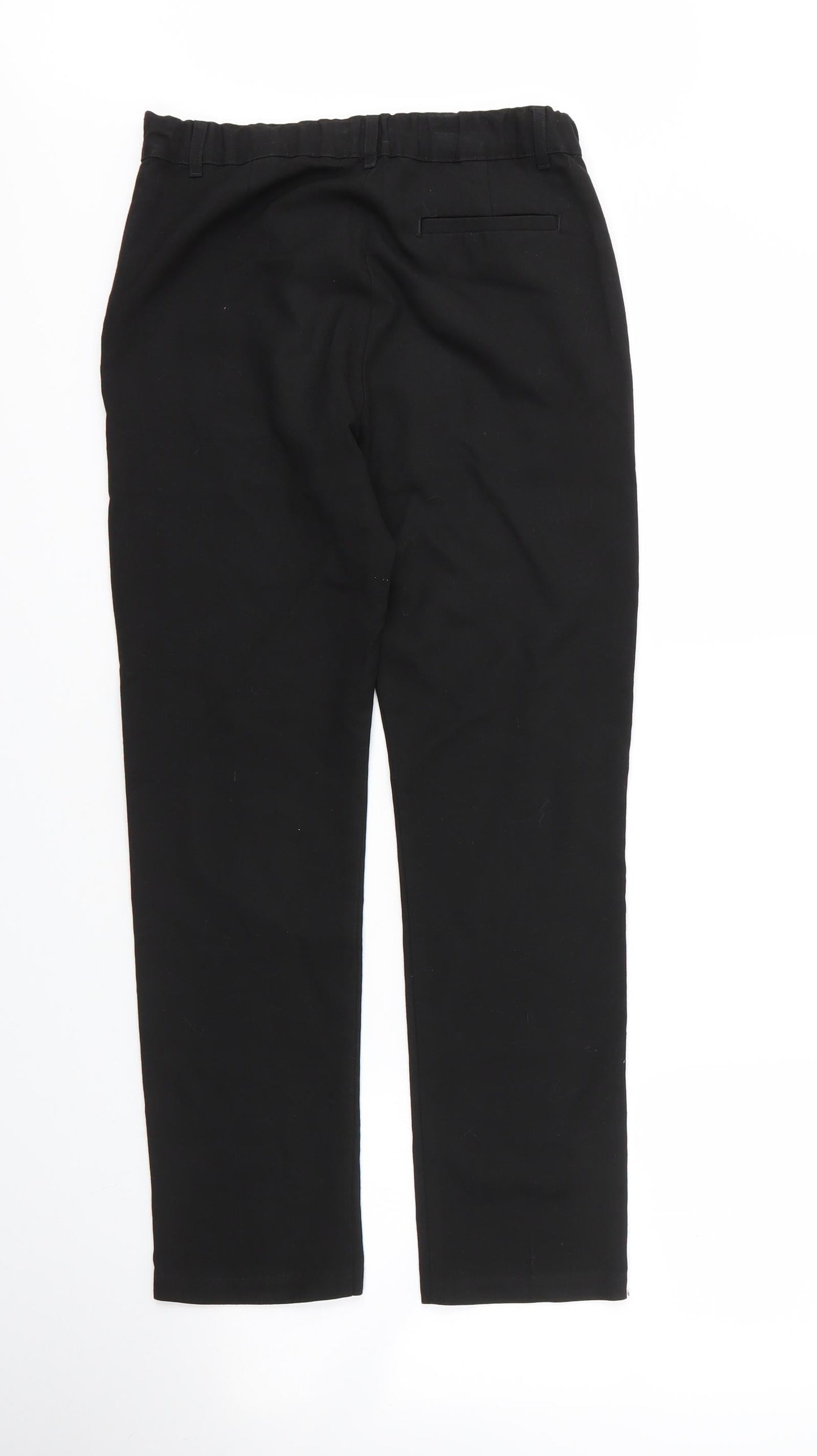 F&F Boys Black  Viscose Carpenter Trousers Size 11 Years L26 in Regular Zip