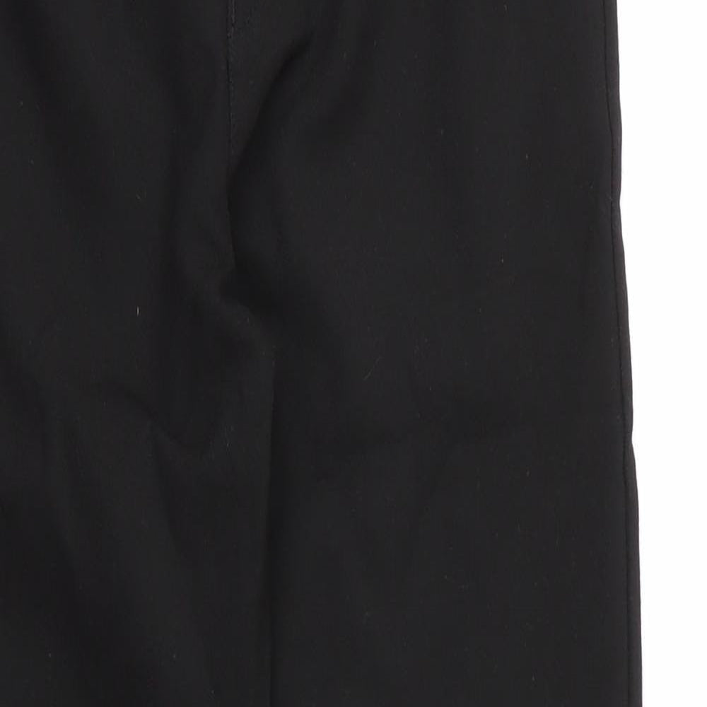 F&F Boys Black  Viscose Carpenter Trousers Size 11 Years L26 in Regular Zip