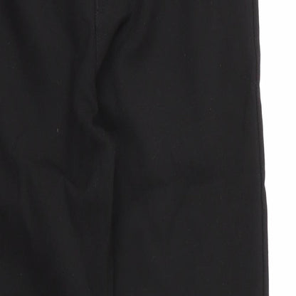 F&F Boys Black  Viscose Carpenter Trousers Size 11 Years L26 in Regular Zip