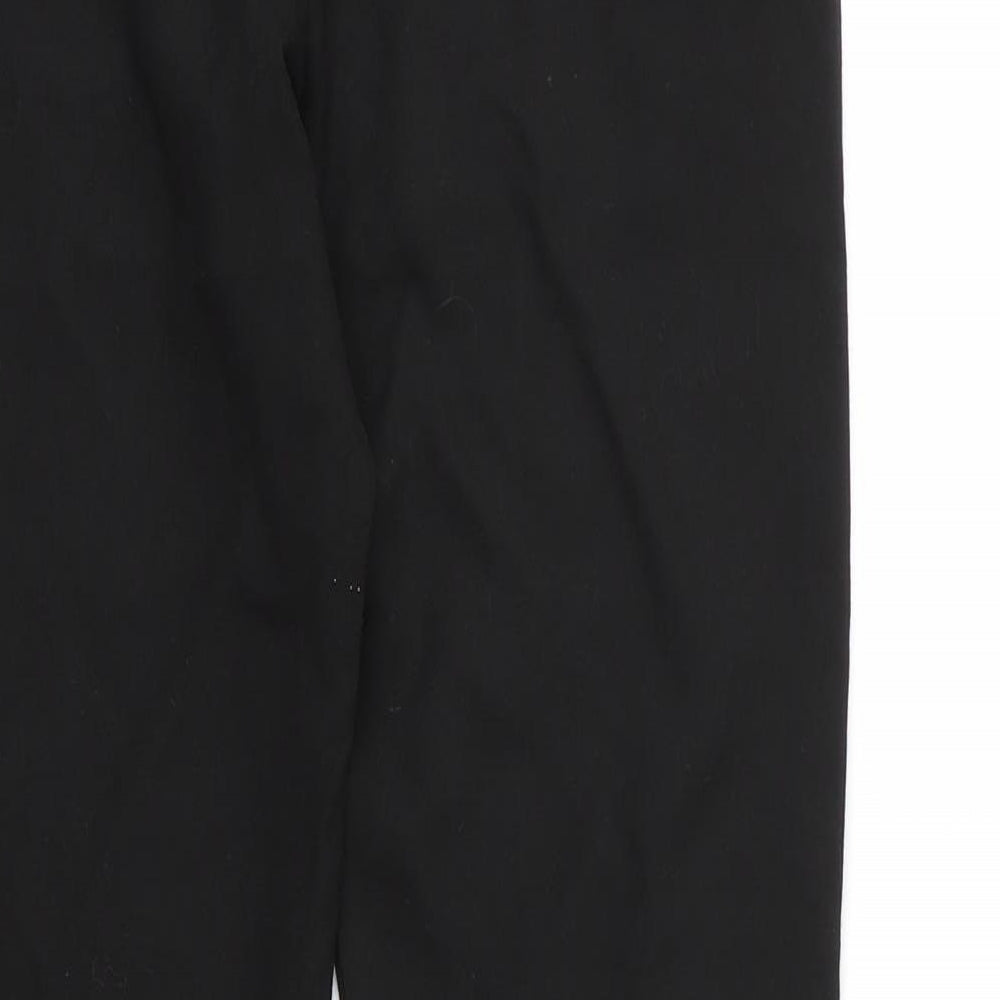 F&F Boys Black  Viscose Carpenter Trousers Size 11 Years L26 in Regular Zip