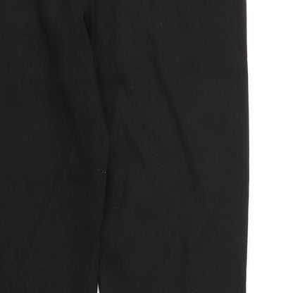 F&F Boys Black  Viscose Carpenter Trousers Size 11 Years L26 in Regular Zip