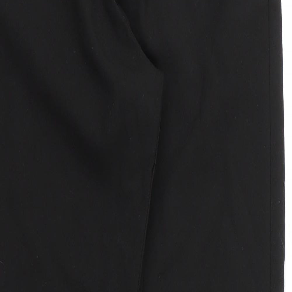 F&F Boys Black  Viscose Carpenter Trousers Size 11 Years L24 in Regular Zip