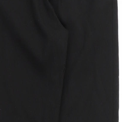 F&F Boys Black  Viscose Carpenter Trousers Size 11 Years L24 in Regular Zip