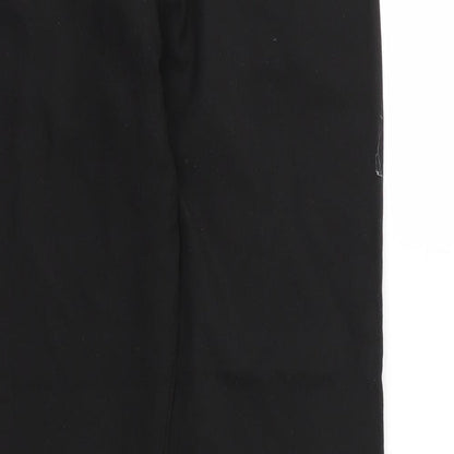 F&F Boys Black  Viscose Carpenter Trousers Size 11 Years L24 in Regular Zip