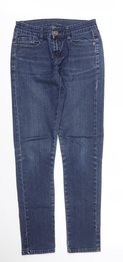 Bay Womens Blue  Cotton Skinny Jeans Size 8 L31 in Regular Zip