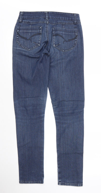Bay Womens Blue  Cotton Skinny Jeans Size 8 L31 in Regular Zip