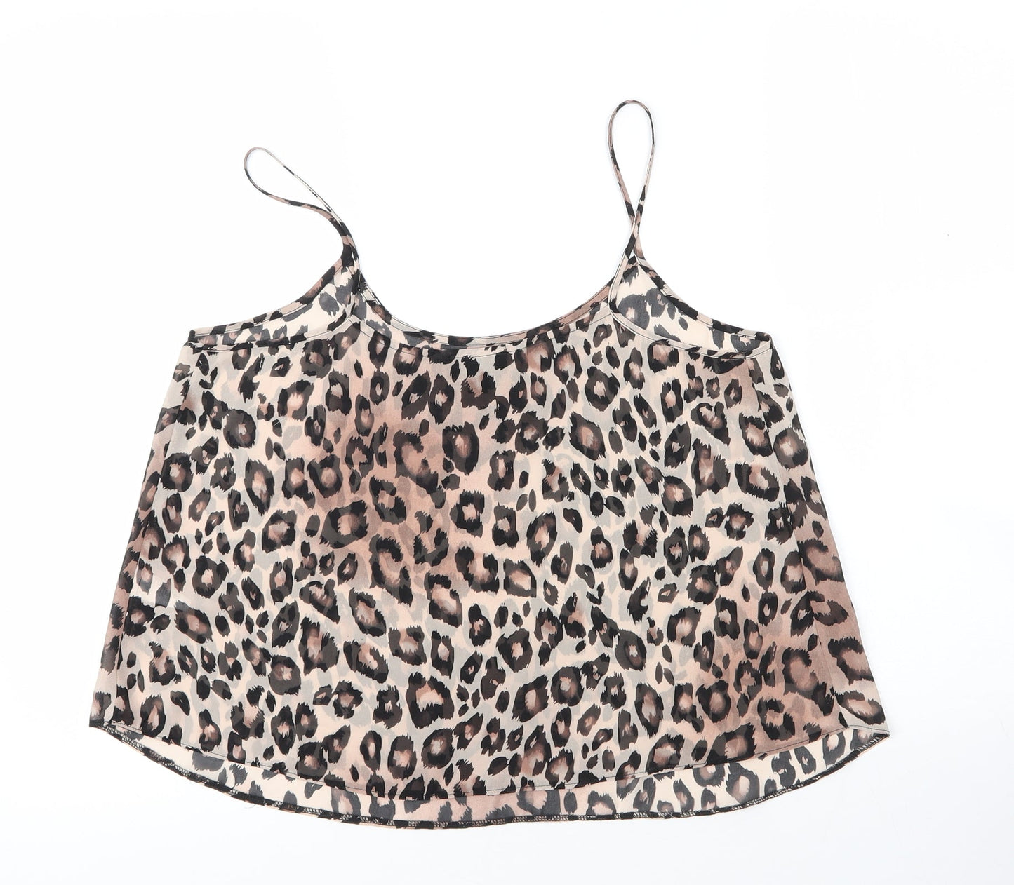 Womens UK Size 10 Topshop Beige Camisole Blouse
