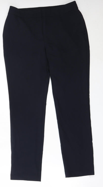 Womens UK Size 10 Preworn Regular Fit  Blue Trousers
