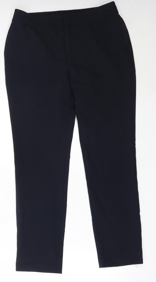Womens UK Size 10 Preworn Regular Fit  Blue Trousers