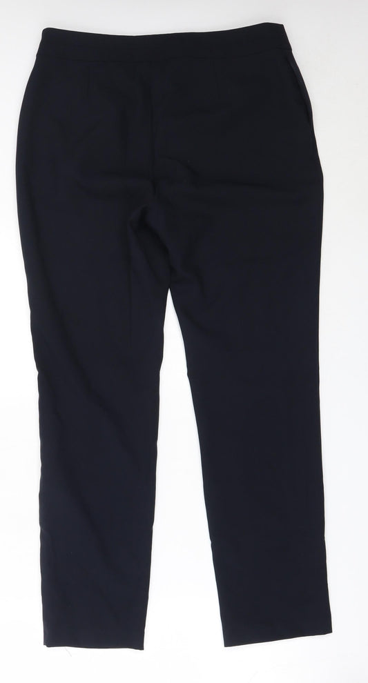 Womens UK Size 10 Preworn Regular Fit  Blue Trousers