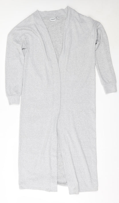 Womens UK Size S Noisy may Grey Cardigan Jumper