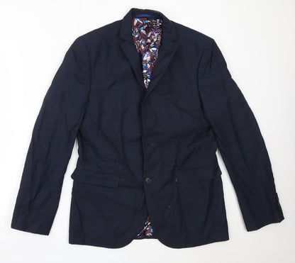 Mens UK Size 40 NEXT Regular Blue Suit Jacket