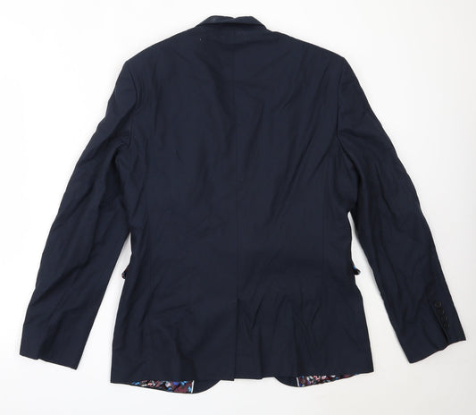 Mens UK Size 40 NEXT Regular Blue Suit Jacket