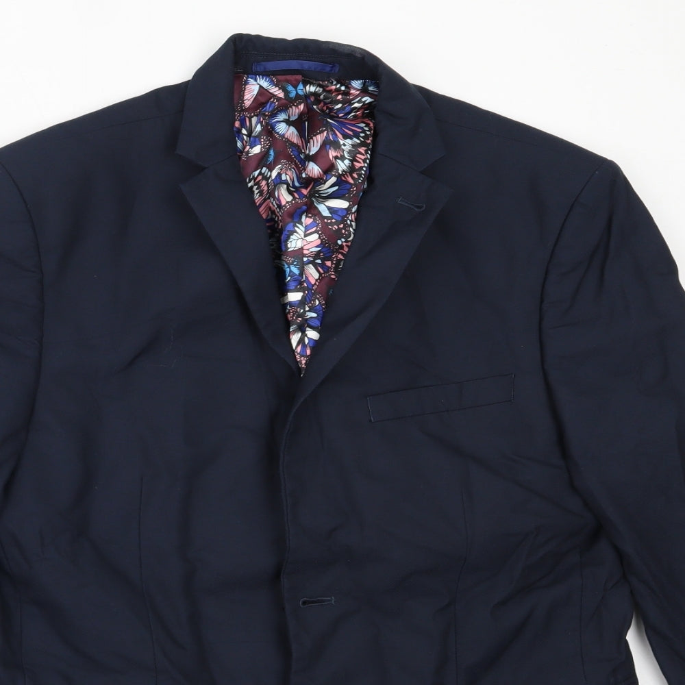 Mens UK Size 40 NEXT Regular Blue Suit Jacket