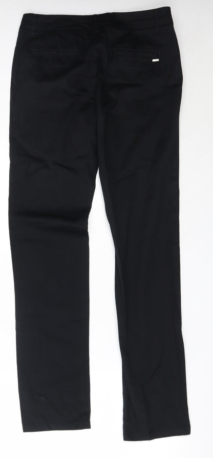 Womens UK Size 40 MNG Regular Fit  Black Trousers