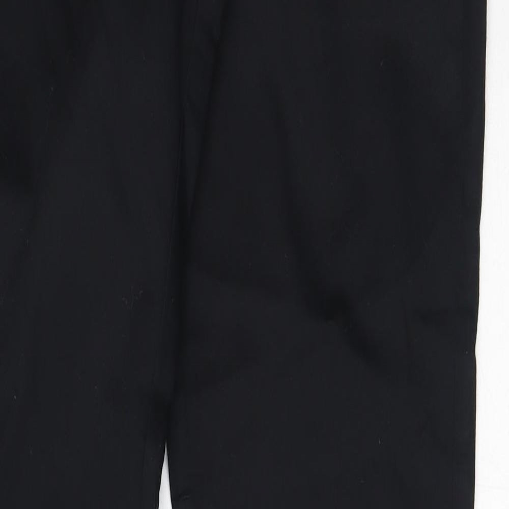 Womens UK Size 40 MNG Regular Fit  Black Trousers