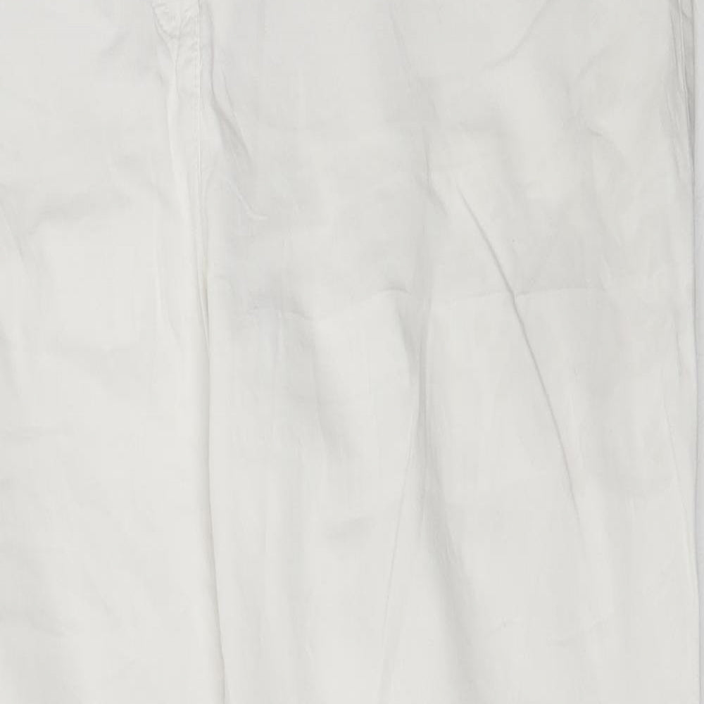 Womens UK Size 48 CANDA Regular Fit  White Trousers