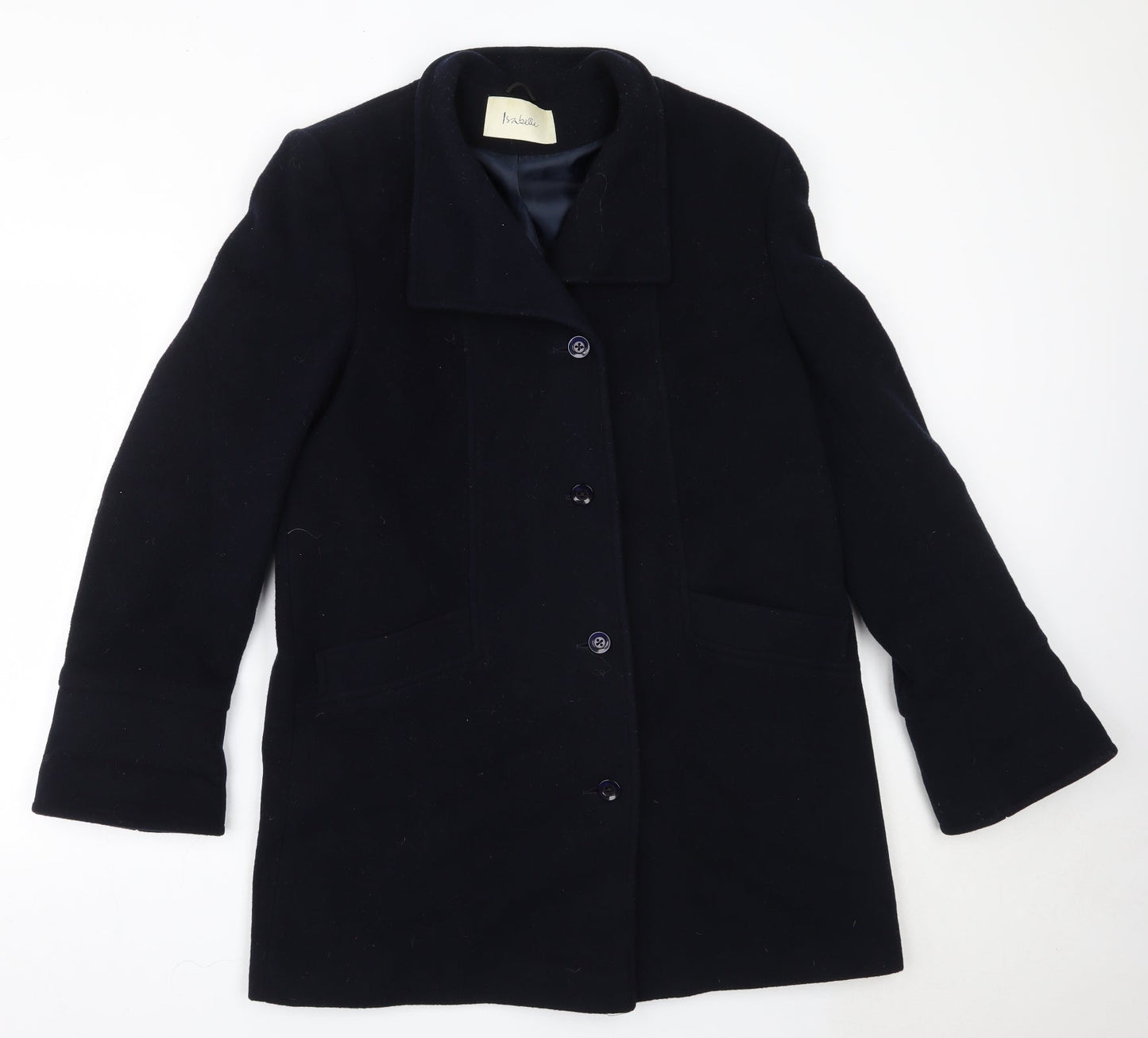 Womens UK Size 12 Isabelle Blue Overcoat