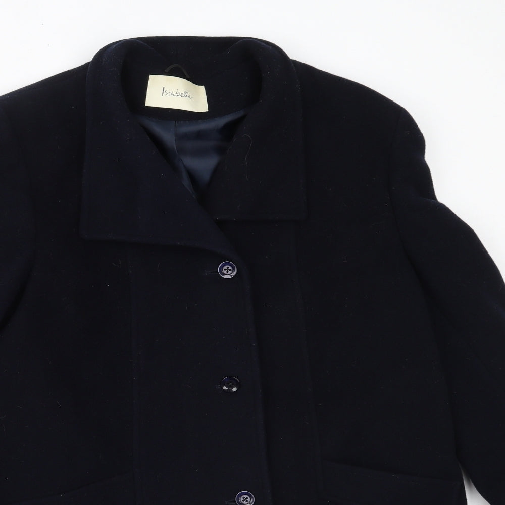 Womens UK Size 12 Isabelle Blue Overcoat