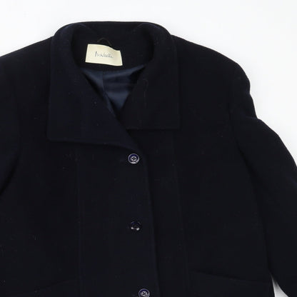 Womens UK Size 12 Isabelle Blue Overcoat