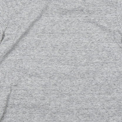 Matalan Boys Grey  Cotton Basic T-Shirt Size 10 Years Round Neck  - Skate
