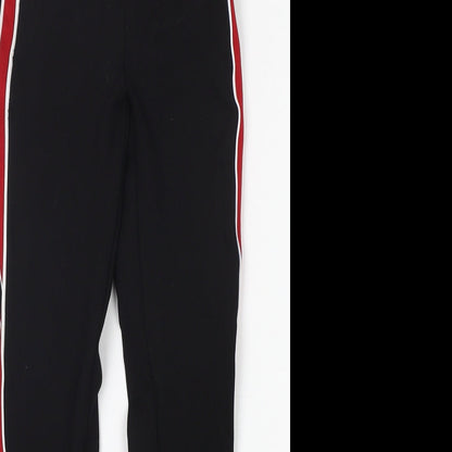 Womens UK Size XS Zara  Capri Black Leggings