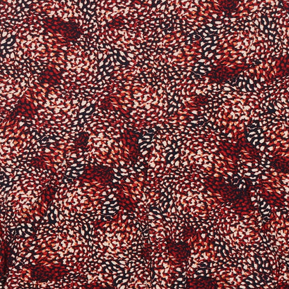 CC Womens Multicoloured Animal Print Polyester A-Line Skirt Size M