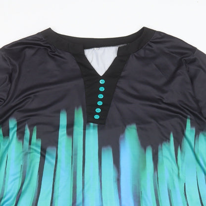 Womens UK Size  Preworn Black Basic Blouse