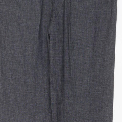 NEXT Mens Blue  Polyester Blend Trousers  Size 38 in L31 in Regular Zip
