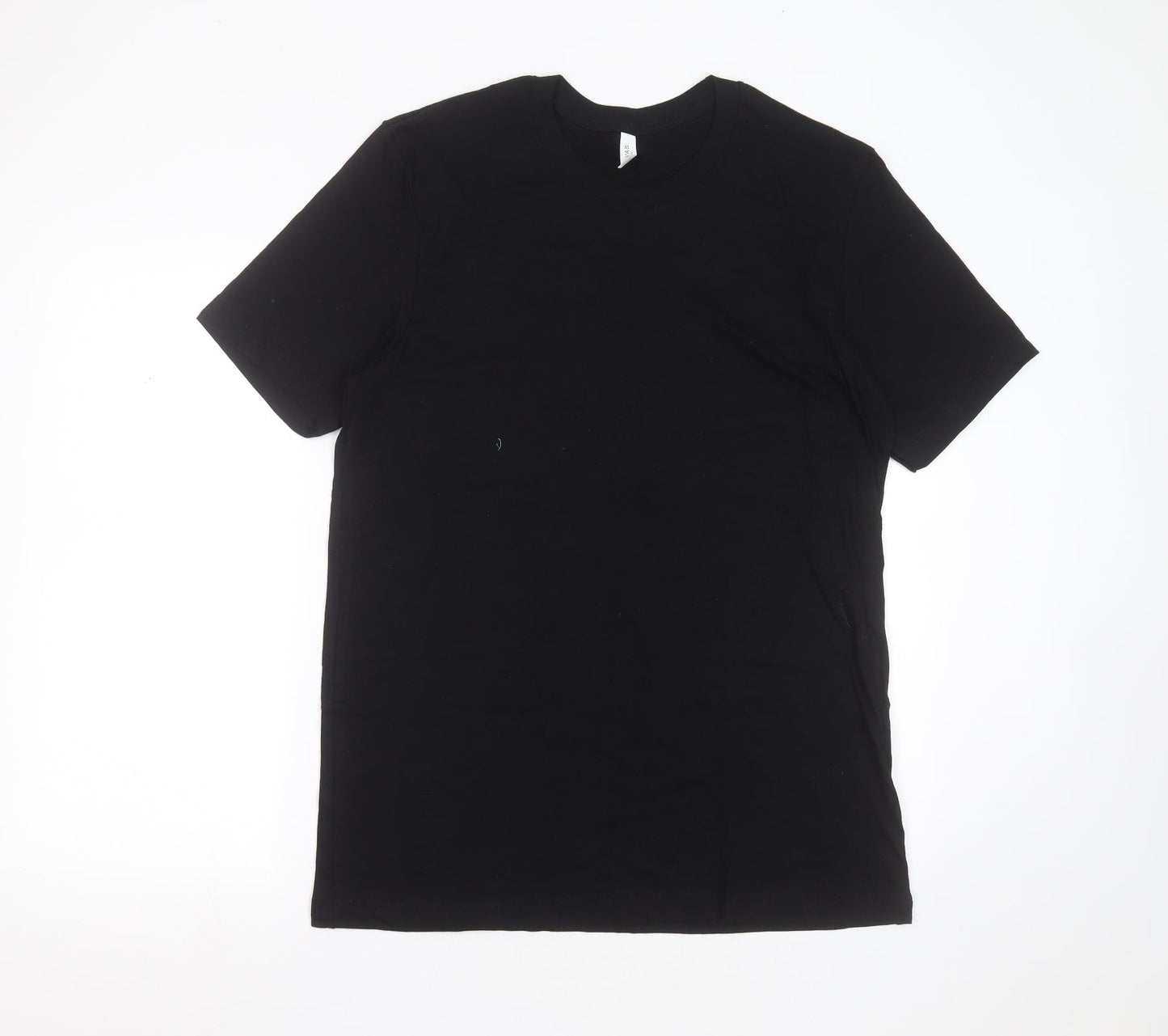 Mens UK Size L Canvas Black  T-Shirt