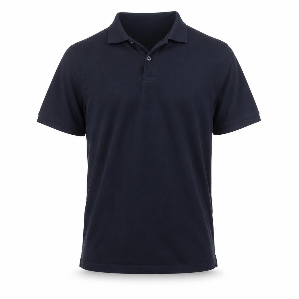 Mens UK Size L Printer Activewear Cotton Polo Shirt