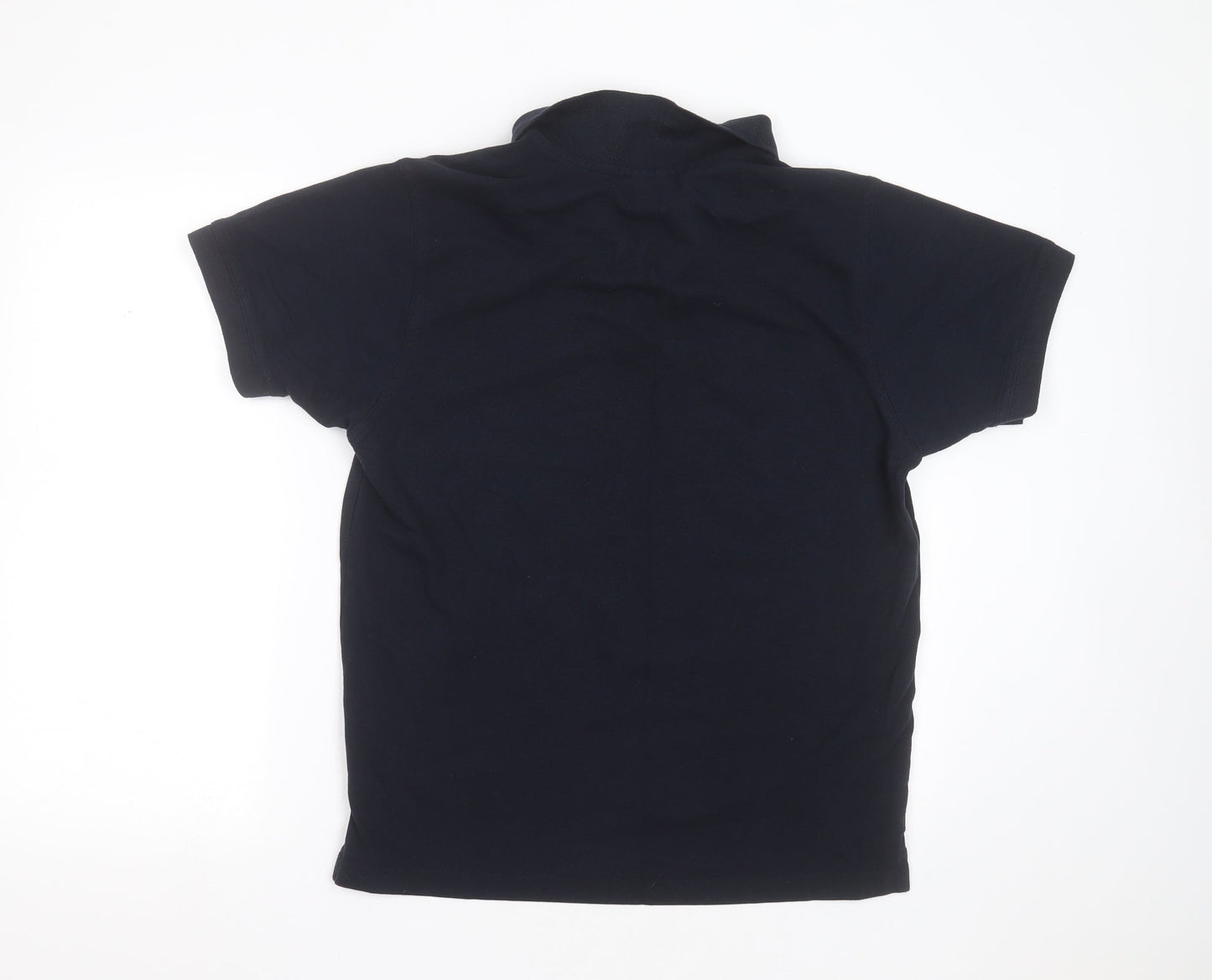 Printer Activewear Mens Blue  Cotton  Polo Size L Collared