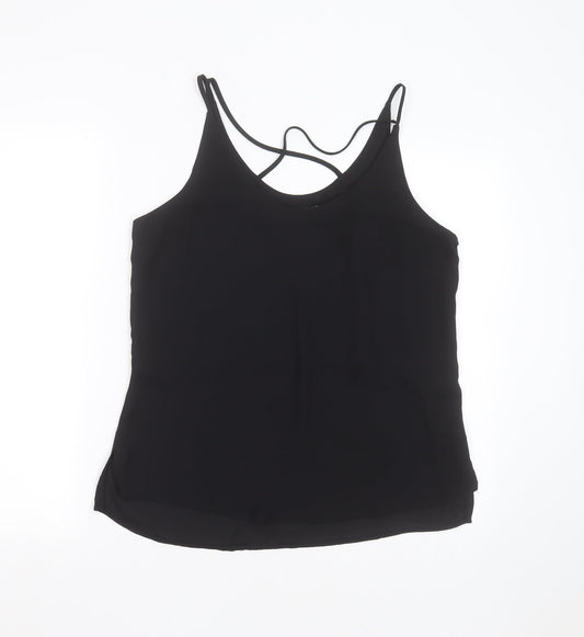 Womens UK Size 12 Select Black Basic Blouse