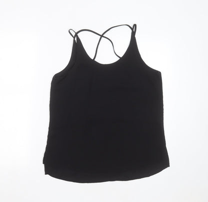 Womens UK Size 12 Select Black Basic Blouse