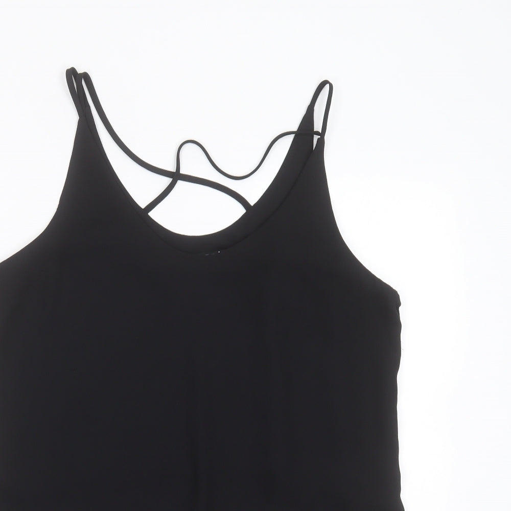 Womens UK Size 12 Select Black Basic Blouse