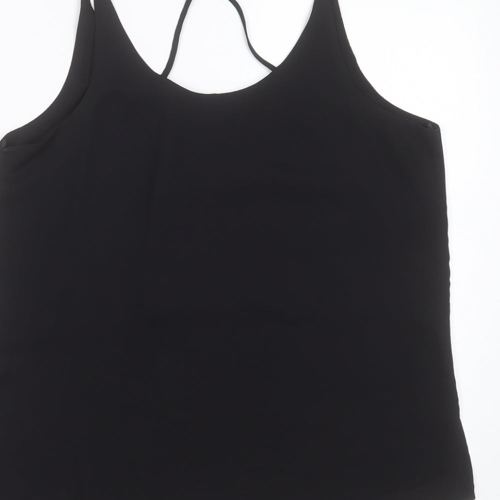 Womens UK Size 12 Select Black Basic Blouse