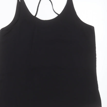 Womens UK Size 12 Select Black Basic Blouse