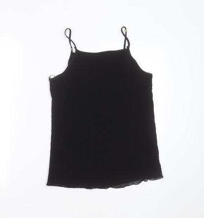Womens UK Size 12 New Look Black Camisole Blouse