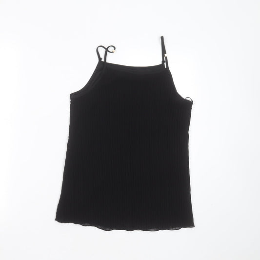 Womens UK Size 12 New Look Black Camisole Blouse