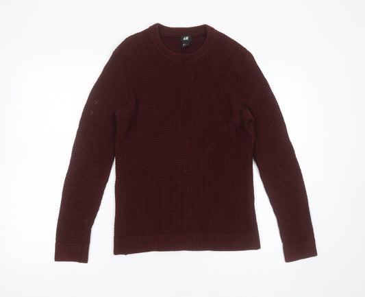 Womens UK Size S H&M Purple Pullover Jumper