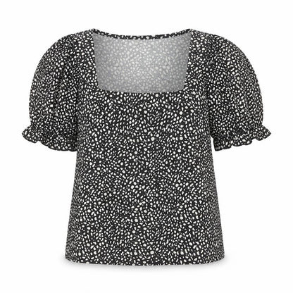Womens UK Size 6 River Island Black Basic Blouse