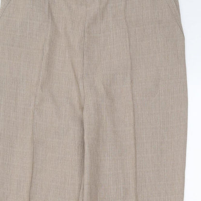 Womens UK Size 36 in Preworn Regular Fit  Beige Trousers
