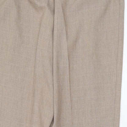 Womens UK Size 36 in Preworn Regular Fit  Beige Trousers