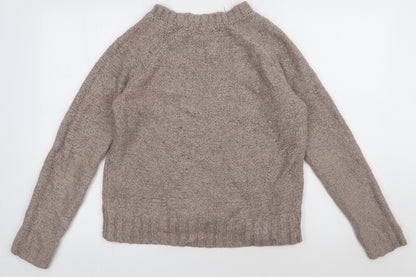 Primark Womens Brown  Acrylic Pullover Sweatshirt Size M  Pullover