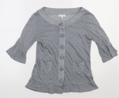 Womens UK Size 8 NEXT Grey Cardigan Jumper